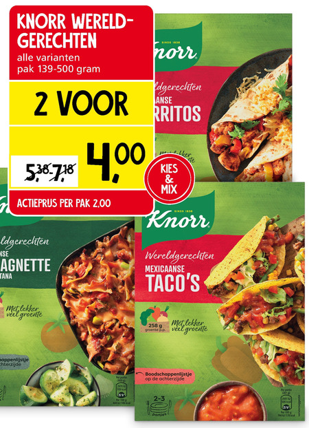 Knorr   maaltijdmix folder aanbieding bij  Jan Linders - details