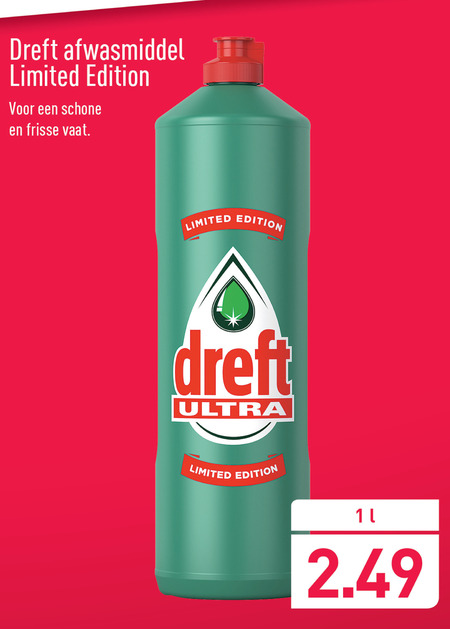 Dreft   afwasmiddel folder aanbieding bij  Aldi - details