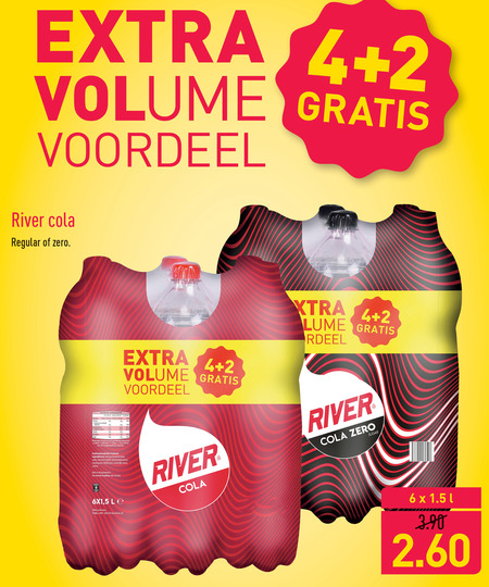 River   cola folder aanbieding bij  Aldi - details