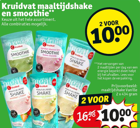 Kruidvat Huismerk   afslankmaaltijd folder aanbieding bij  Kruidvat - details