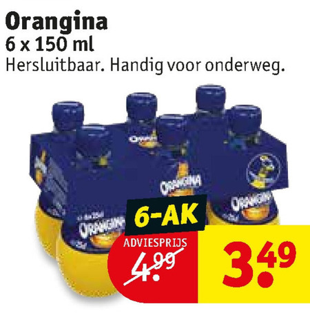 Orangina   frisdrank folder aanbieding bij  Kruidvat - details