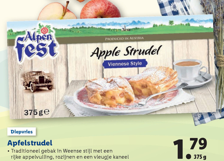 Alpenfest   appelgebak folder aanbieding bij  Lidl - details