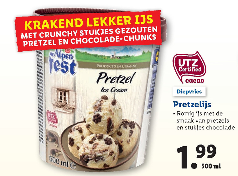 Alpenfest   ijsspecialiteit folder aanbieding bij  Lidl - details