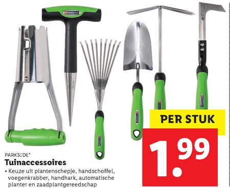 Omringd communicatie Onbemand Parkside tuinhandgereedschap folder aanbieding bij Lidl - details