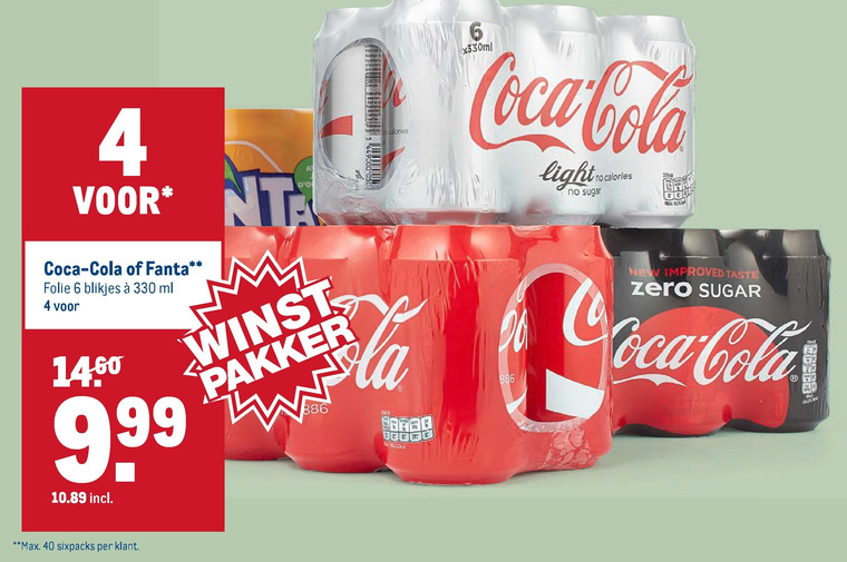 Coca-Cola   cola, frisdrank folder aanbieding bij  Makro - details