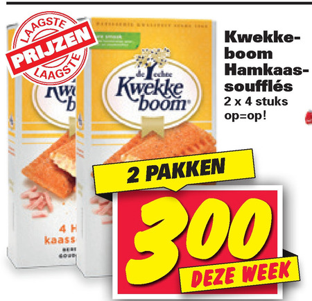 Kwekkeboom   kaassouffles folder aanbieding bij  Nettorama - details