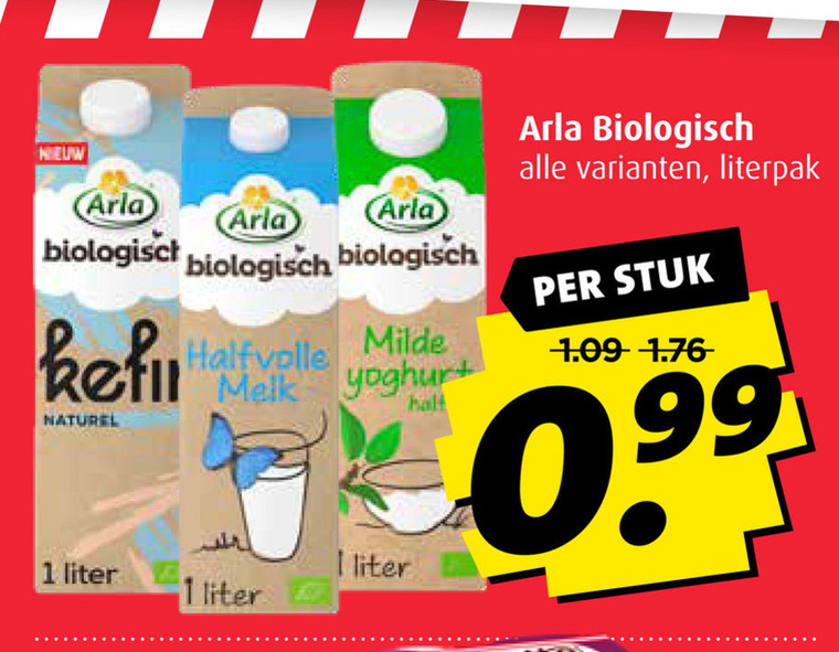 Arla   melk, yoghurt folder aanbieding bij  Boni - details