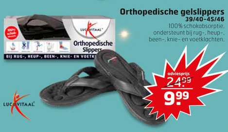 Lucovitaal   herenslippers, damesslipper folder aanbieding bij  Trekpleister - details