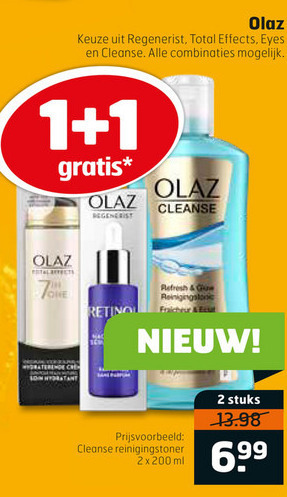 Olaz   oogcreme, dagcreme folder aanbieding bij  Trekpleister - details