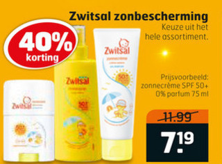 Zwitsal   zonnebrandolie, aftersun folder aanbieding bij  Trekpleister - details