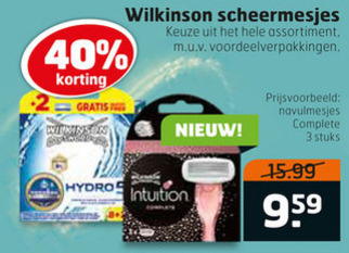 Wilkinson   scheermesjes, dames scheermesje folder aanbieding bij  Trekpleister - details