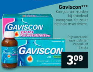 Gaviscon   maagzuurremmer folder aanbieding bij  Trekpleister - details