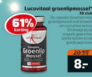 Lucovitaal   voedingssupplement folder aanbieding bij  Trekpleister - details