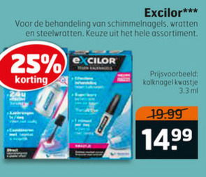 Excilor   wrattenverwijderaar, nagelverzorging folder aanbieding bij  Trekpleister - details