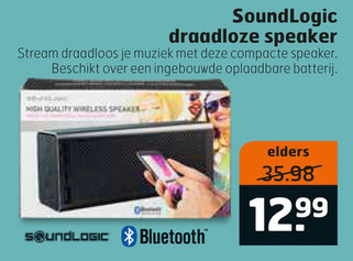 Soundlogic   portable speakerset folder aanbieding bij  Trekpleister - details