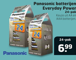 Panasonic   batterij folder aanbieding bij  Trekpleister - details