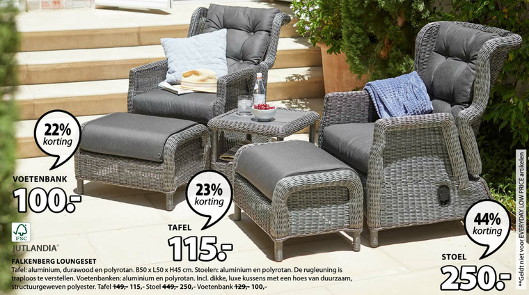 Jutlandia   loungeset folder aanbieding bij  Jysk - details