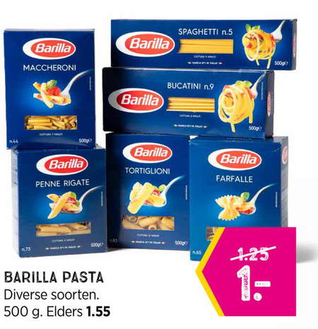 Barilla   pasta, farfalle folder aanbieding bij  Xenos - details
