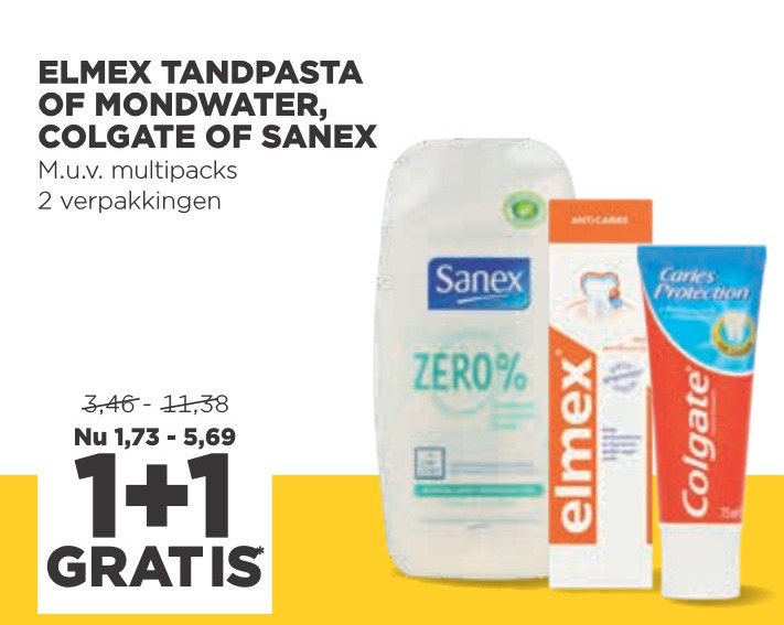 Colgate   tandpasta, mondwater folder aanbieding bij  Jumbo - details