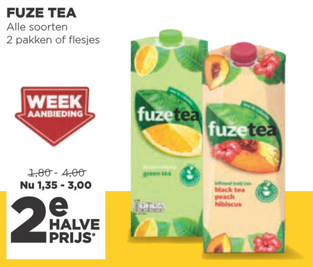 Fuze Tea   ice tea folder aanbieding bij  Jumbo - details