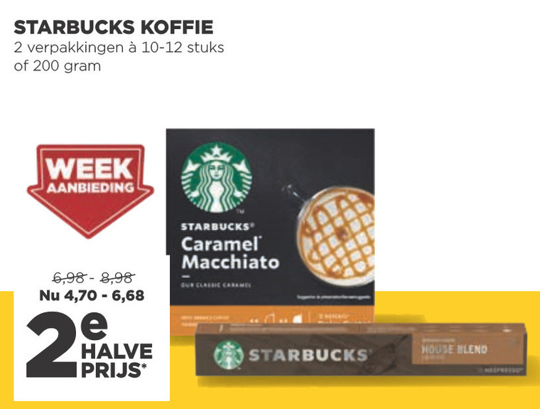 Starbucks   dolce gusto capsules, koffie folder aanbieding bij  Jumbo - details