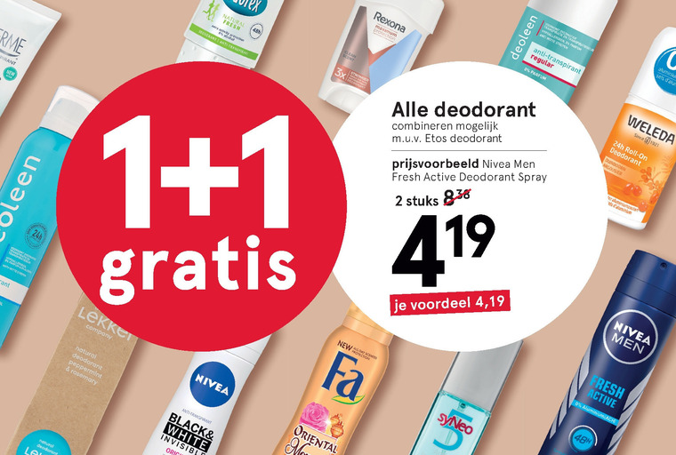 Deoleen   deodorant folder aanbieding bij  Etos - details