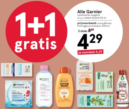 Garnier Skin Active   conditioner, reinigingslotion folder aanbieding bij  Etos - details