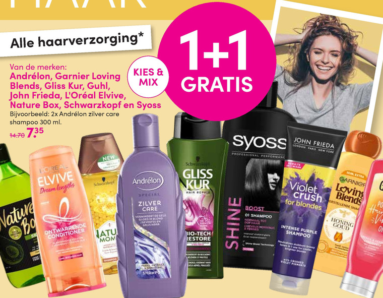 Guhl   haargel, cremespoeling folder aanbieding bij  DA - details