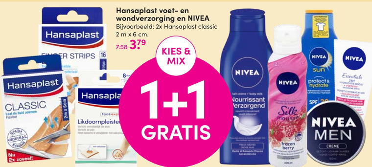 Nivea   voetverzorging, aftersun folder aanbieding bij  DA - details