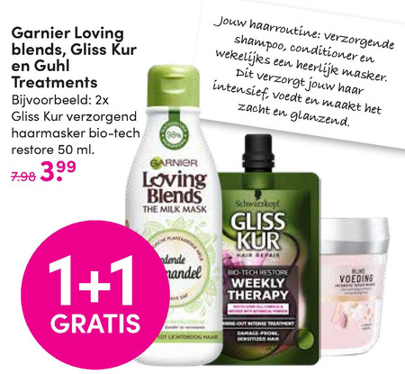 Gliss Kur   shampoo, conditioner folder aanbieding bij  DA - details