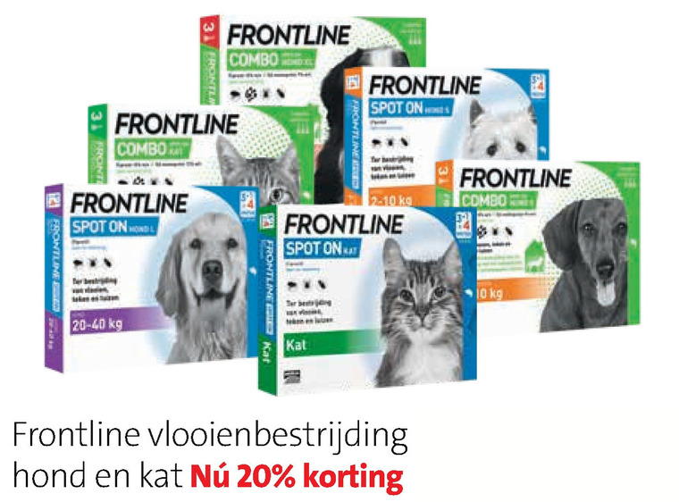 spleet Celsius kook een maaltijd Frontline vlooienband folder aanbieding bij Intratuin - details