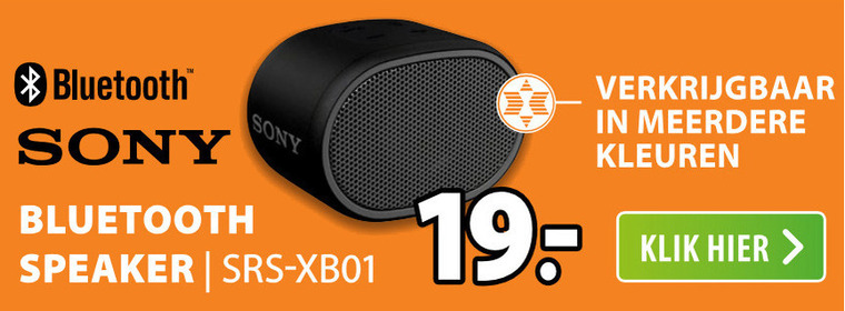 Sony   portable speakerset folder aanbieding bij  Expert - details