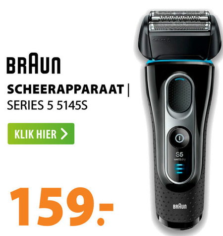 Braun   elektrisch scheerapparaat folder aanbieding bij  Expert - details