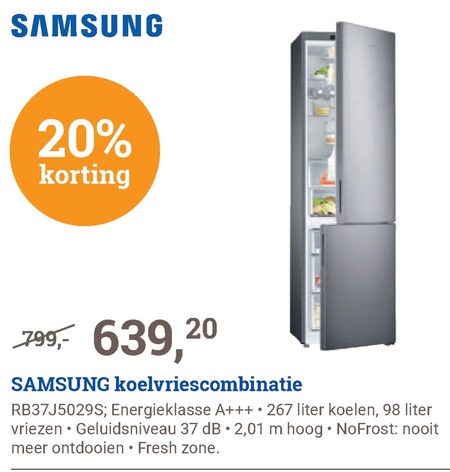 Samsung   koelvriescombinatie folder aanbieding bij  BCC - details