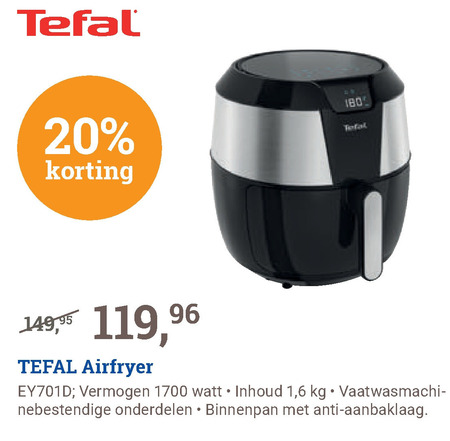 Tefal   friteuse folder aanbieding bij  BCC - details