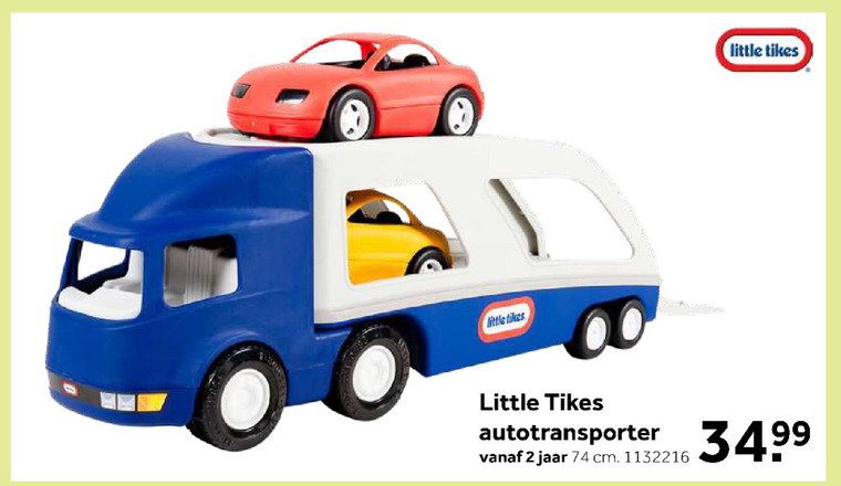 Little Tikes   miniatuur auto folder aanbieding bij  Intertoys - details