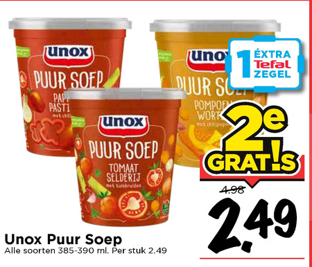 Unox   soep folder aanbieding bij  Vomar - details