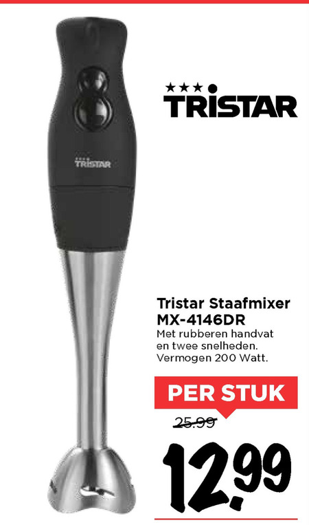 Tristar   staafmixer folder aanbieding bij  Vomar - details