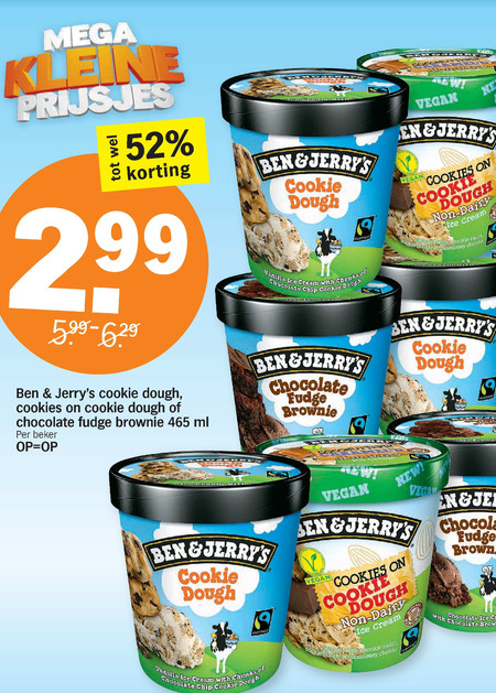 Ben and Jerrys   ijsspecialiteit folder aanbieding bij  Albert Heijn - details