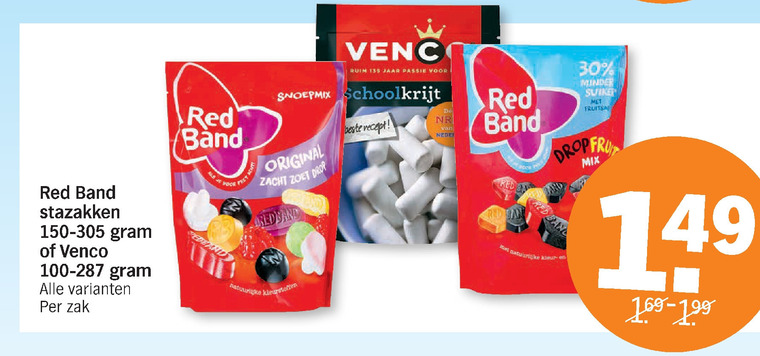 Venco   snoep, drop folder aanbieding bij  Albert Heijn - details