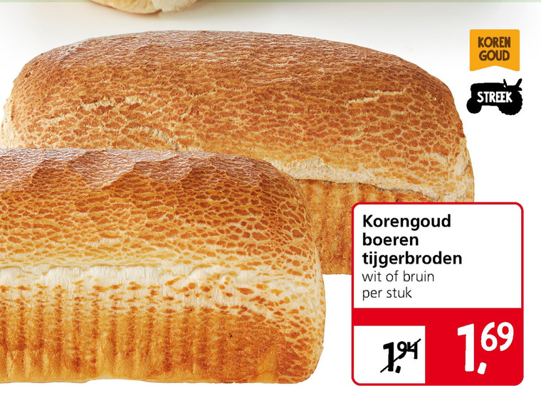 Korengoud   brood folder aanbieding bij  Jan Linders - details