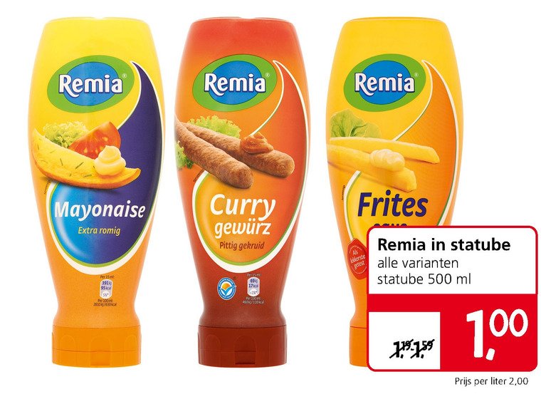 Remia   curryketchup, snacksaus folder aanbieding bij  Jan Linders - details