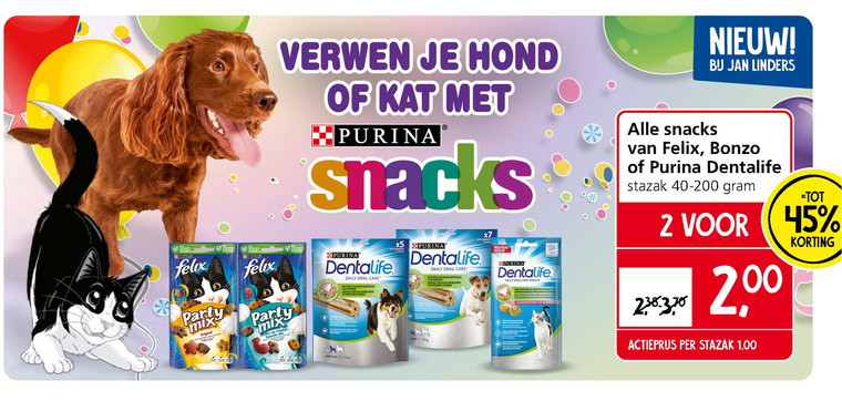 Dentalife   hondensnacks, kattensnacks folder aanbieding bij  Jan Linders - details