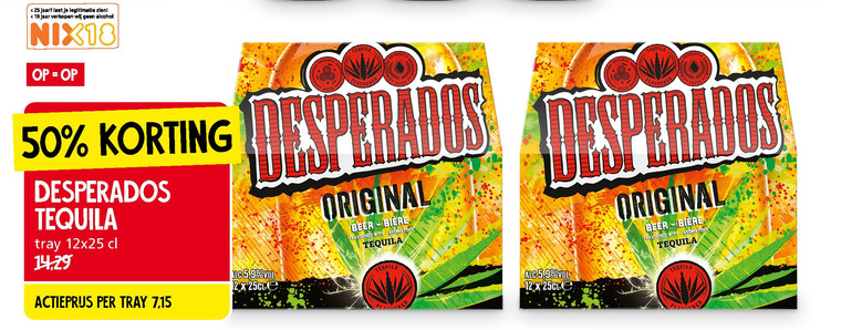 Desperados   speciaalbier folder aanbieding bij  Jan Linders - details