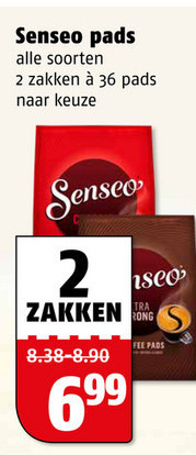 Douwe Egberts Senseo   koffiepad folder aanbieding bij  Poiesz - details