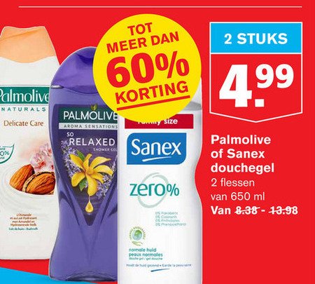 Palmolive   douchegel folder aanbieding bij  Hoogvliet - details