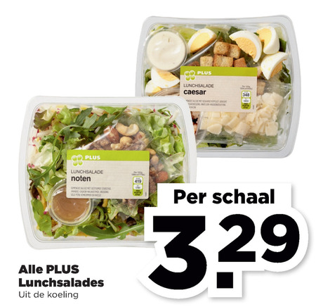 Plus Huismerk   salade folder aanbieding bij  Plus - details