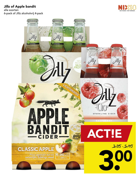 Jillz   appelcider folder aanbieding bij  Deen - details