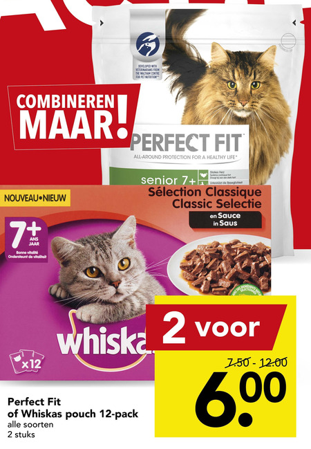 Perfect Fit   kattenvoer, hondenvoer folder aanbieding bij  Deen - details