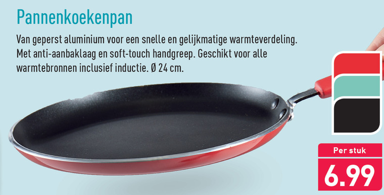 pannenkoekenpan folder aanbieding bij Aldi details